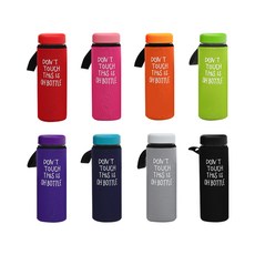 정품 오보틀파우치 물병커버 물병주머니 보온보냉 350ml 500ml, 오렌지, 1개