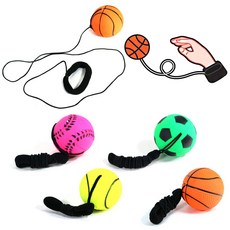 바운스 손목공 공받기 연습용 어린이 학교 학원 장난감 선물 체육 태권도장 사은 판촉 달란트, 1개