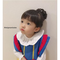 위그맘베베 아기똥머리 유아똥머리 유아곱창 유아곱창가발
