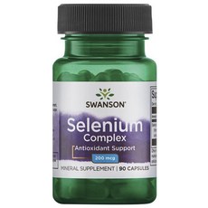 스완슨 셀레늄 컴플렉스 200mcg 캡슐, 90정, 1개