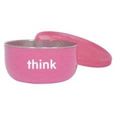 씽크베이비 하이 라이즈 볼 유아식기, Pink, 1개