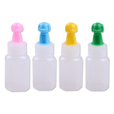 해호 남양플라스틱 PE재질 불투명말랑이 긴마개 12CC(강아지)랜덤 투약병, 100개