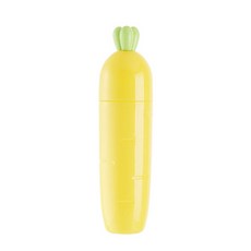 이엘컴퍼니 당근 여행용 휴대용 치약 칫솔 케이스 다용도 보관통, 옐로우, 1개