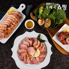 우체국쇼핑 전북 정읍 국내산 유황오리 훈제슬라이스, 300g, 2팩