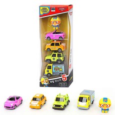 미카-뽀로로 메탈 미니카5, 혼합색상, 1개