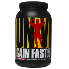 Universal Nutrition 게인 패스트 3100, 스트로베리 셰이크(Strawberry Shake), 1.16kg, 1개