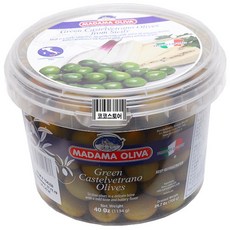 마다마 냉장 카스텔베트라노 그린올리브 1.13kg, 1개