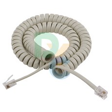 전화 수화기 스프링 [DYC] 스프링(S) 코드 50CM D-TELC-107 회색 유선전화기, 전화 수화기 스프링(S) 코드 50CM  D-TELC-107 회색