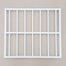 ST시스템 알루미늄방범창 셀프 방범 자가설치, 1개, 화이트