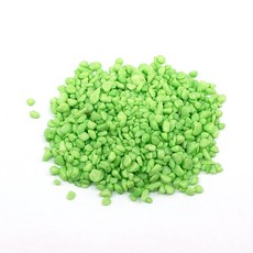 비오스 테라리움 재료 마리모 자갈 무지개 칼라 색돌 100g, 연두, 1개