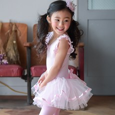 삐까부 아동용 캐더린 원피스형 발레복(여아용 일체형)