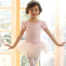 삐까부 아동용 안나 원피스형 발레복(여아용 일체형)