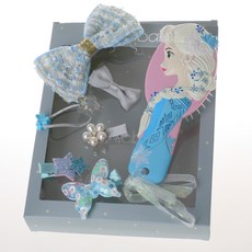 캐보트 유아 빗 헤어빗 세트7종, 실버(겨울왕국), 1개