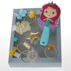 캐보트 유아 빗 헤어빗 세트7종, 골드(인어공주), 1개