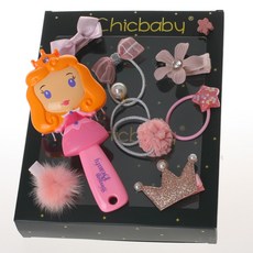 캐보트 유아 빗 헤어빗 세트7종, 핑크(잠자는숲속의공주), 1개