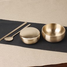 명성유기 방짜 신합식기 1인세트 놋그릇세트, 1p, 1세트