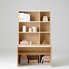 한샘 샘 전면책상세트 120cm 일반형 시공, 색상:크림화이트(A)