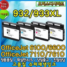 HP 932XL 933XL CN053AA CN055AA CN056AA 정품잉크, 933XL 노랑 대용량(CN056AA), 1개