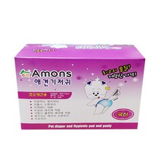 아몬스 암컷 강아지 기저귀 초소형견용 (10매)x10, 초소형, 10개입, 1개