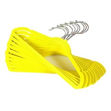 MF매직하우스 논슬립 옷걸이 고리회전형 유아용, 레몬, 10개