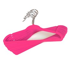 MF매직하우스 논슬립 옷걸이 고리회전형 유아용, 핑크, 10개