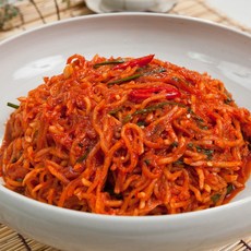 [전라밥상] 아삭하고 매콤한 갓담은 무생채, 2kg, 1개