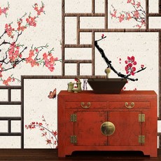 프렌체 고해상도 30가지 동양적인 암막방염 롤스크린