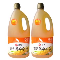 큐원 옥수수유 1.8L 2개