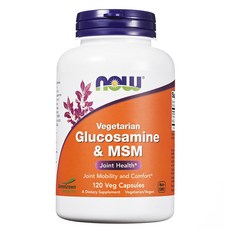 나우푸드 베지테리안 글루코사민 & MSM 베지 캡슐, 120정, 1개