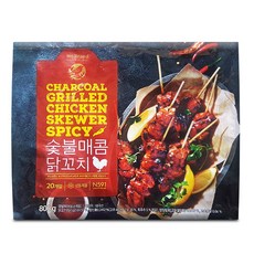 노브랜드 숯불 매콤닭꼬치 800g, 1개