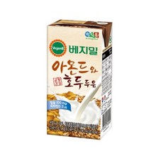베지밀 아몬드와 호두 두유, 190ml, 32개
