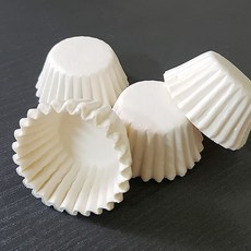 쿠킹스토리 초콜릿유산지(미니머핀유산지) 화이트100장, 1개