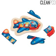 반디나라_ 미디어 미니퍼즐 비행기 4P(MD3041), 단일 수량, 1개