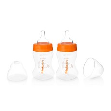 씽크베이비 보틀 젖병 150ml 2개입, A단계(0-6개월), Orange