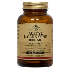 솔가 아세틸 L-카르니틴 1000mg 30정, 30개입, 1개