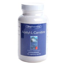 AllergyResearchGroup 乙醯 L-肉鹼 素食膠囊, 1個, 100錠