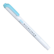 제브라 마일드라이너 형광펜 뉴컬러 한정판 입고, 블루, 1개