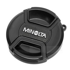 국산 미놀타 로고 스냅온 렌즈캡 49mm/호환품 - 필터구경 49mm 렌즈용 앞캡/미놀타 49mm 캡/49캡/미놀타 렌즈캡, 블랙, 1개, 1개