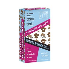 Kiss My Keto 케토제닉 다크 초콜릿, 340g, 로스티드 아몬드(Roasted Almonds), 1개