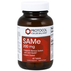 프로토콜포라이프밸런스 SAMe 200mg 타블렛, 1개, 60정