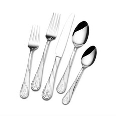 타올 에브리데이 양식커트러리 5종 세트 4개입, Anchor, Dinner Fork + Salad Fork + Dinner Knife + Dinner Spoon + Teaspoon, 1개