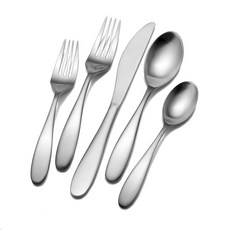 타올 리빙 양식커트러리 5종 세트 4개입, Alpine Forged, Dinner Fork + Salad Fork + Dinner Knife + Dinner Spoon + Teaspoon, 1개