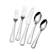 인터네셔널 스테인리스 스틸 양식커트러리 5종 세트 4개입, Courtney, Dinner Fork + Salad Fork + Dinner Knife + Dinner Spoon + Teaspoon, 1개