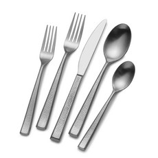타올 리빙 양식커트러리 5종 세트 4개입, Forged Mea, Dinner Fork + Salad Fork + Dinner Knife + Dinner Spoon + Teaspoon, 1개