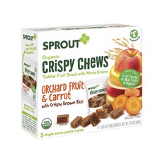 스프라우트 크리스피 츄 프루트 어린이 스낵, 18g, 5개입