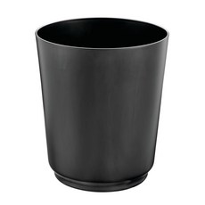 iDESIGN 오스틴 웨이스트 캔 휴지통, 1개, Matte Black