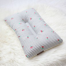 달콤베이비 NewNew 면에어매쉬 토들러베개, 체리밀크, 1개