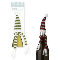 트루 번들드 보틀 토퍼 와인액세서리 2종 세트, 1개, Green + White