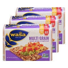 Wasa Flatbread 크리스프 브래드 멀티 그레인, 275g, 3개