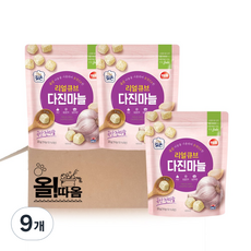 해표 리얼큐브 다진마늘, 9개, 23g